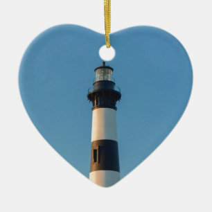 Bodie Island Light. Ceramic Tree Decoration