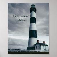 Bodie Island Lighthouse black and white