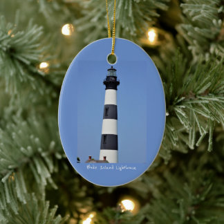 Bodie Island Lighthouse Ceramic Tree Decoration