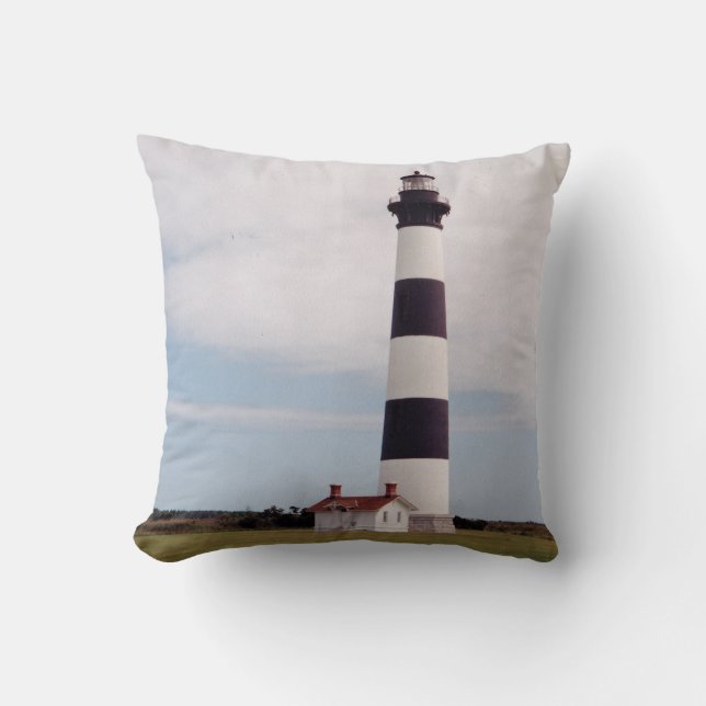 Bodie Island Lighthouse Cushion (Front)