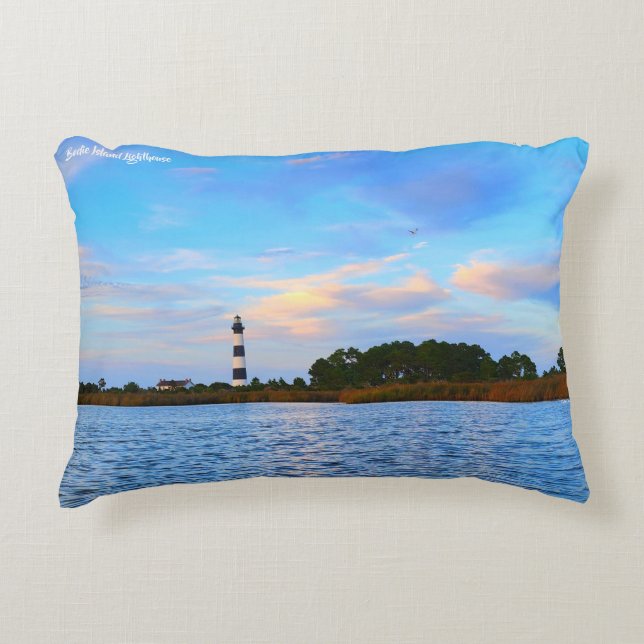 Bodie Island Lighthouse Decorative Cushion (Front)
