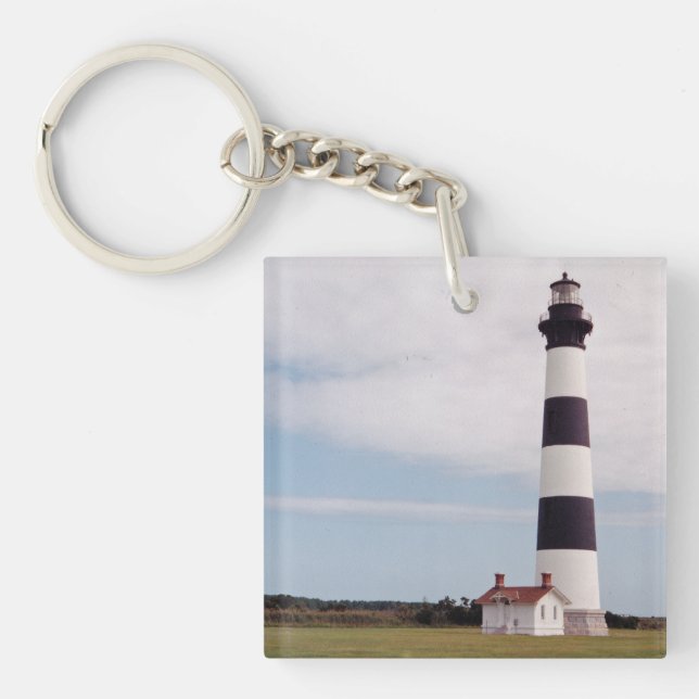 Bodie Island Lighthouse Key Ring (Front)