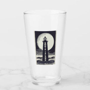 Bodie Island Lighthouse North Carolina Moon Glass