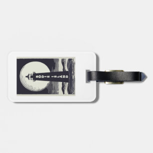 Bodie Island Lighthouse North Carolina Moon Luggage Tag