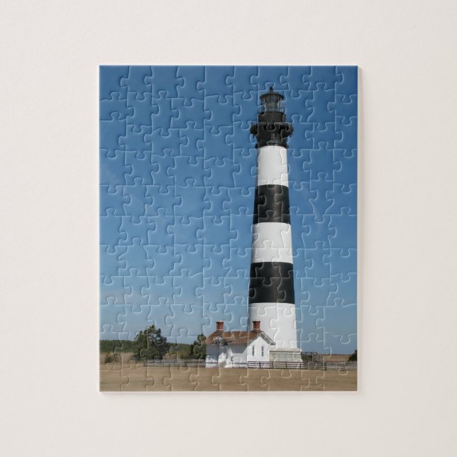 Bodie Island Lighthouse Outer Banks NC Puzzle (Vertical)