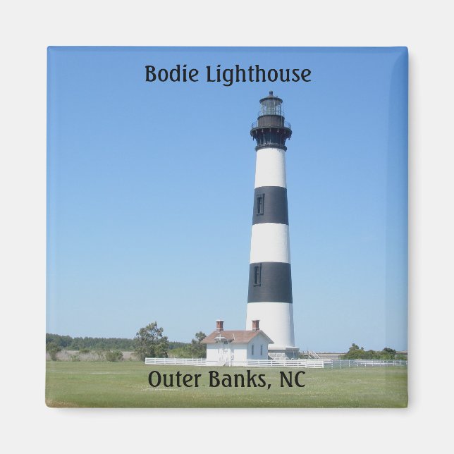 Bodie Lighthouse Outer Banks NC Magnet (Front)