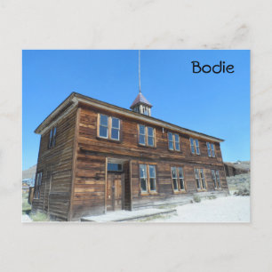 Bodie School, CA Postcard
