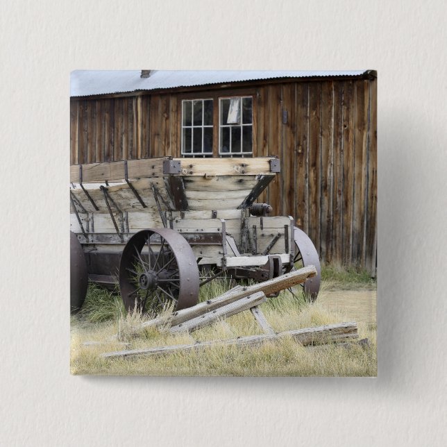 Bodie State Historic Park, CA 15 Cm Square Badge (Front)
