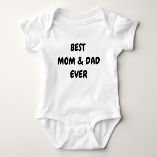 Bodies bayby Best Mom and Dad Ever Baby Bodysuit