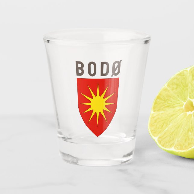 Bodø coat of arms - NORWAY Shot Glass (Front)