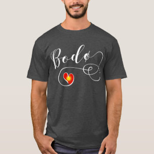 Bodø Flag Heart, Norway, Bodö Sweatshirt T-Shirt