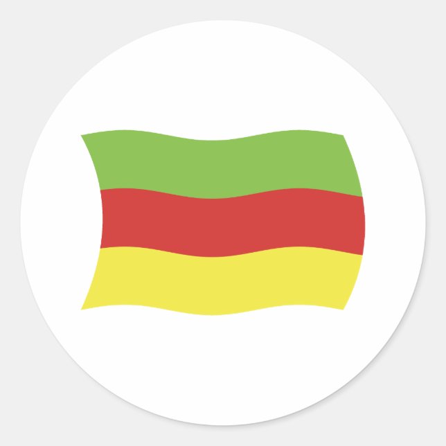 Bodos People Flag Sticker (Front)