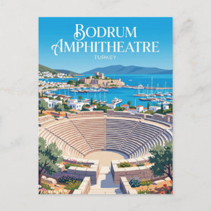 Bodrum Amphitheatre Turkey Postcard