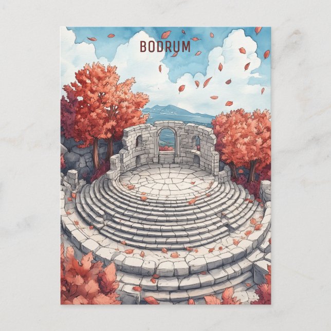 Bodrum Turkiye Postcard (Front)