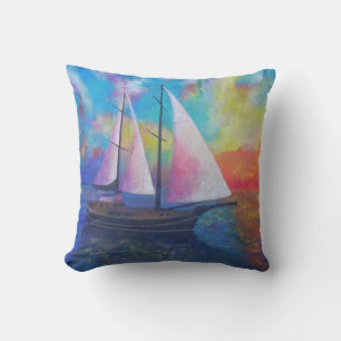 Bodrum Turquoise Coast Gulet Cruise Cushion