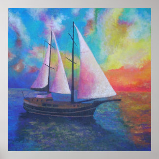 Bodrum Turquoise Coast Gulet Cruise Poster