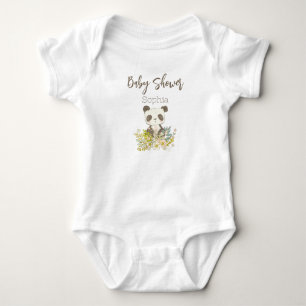 Body Baby Shower Panda Bodysuit