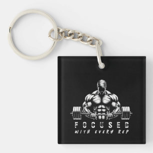Body Builder-Fitness- Key Ring