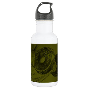 Body Building Fitness Pencil Sketch 532 Ml Water Bottle