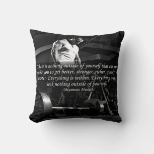 "Body building" Motivational Cushion