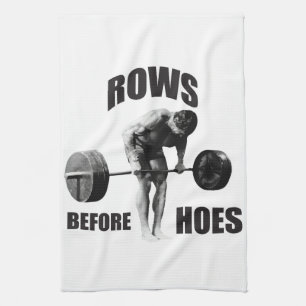 "Body Building" Motivational Humour Tea Towel