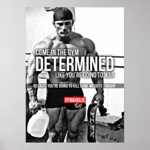 "Body Building" Motivational Poster