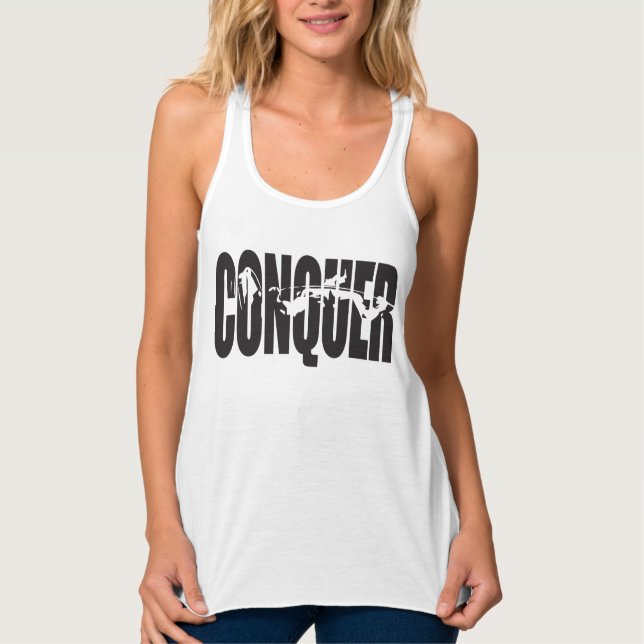 "Body building" Motivational Singlet (Front)