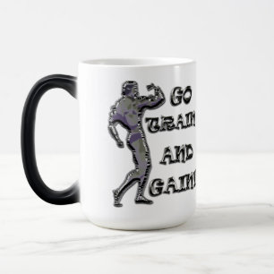 Body Building Power Muscle Training Fitness Drink Magic Mug