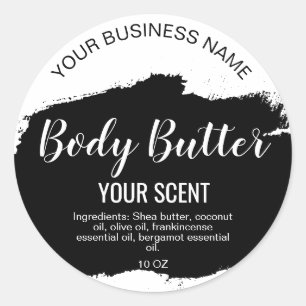 body butter gold blush pink classic  square sticke round sticker