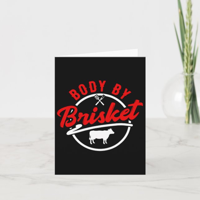 Body By Brisket Bbq 1  Card (Front)