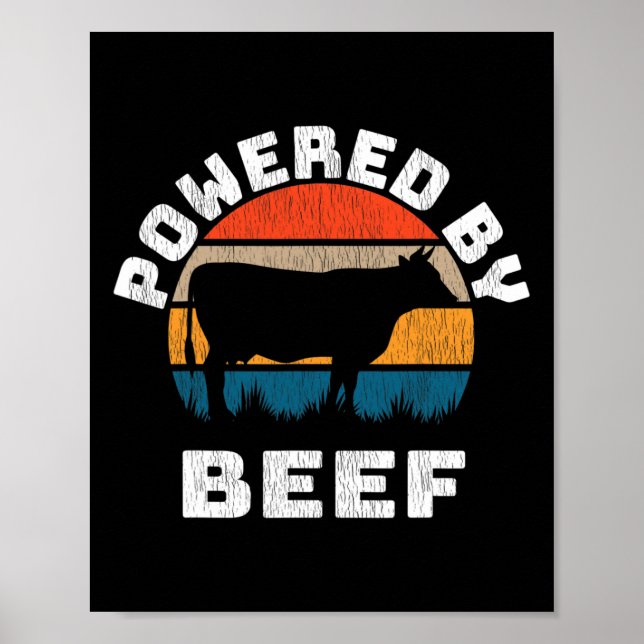 Body By Brisket Bbq Powered By Beef  Poster (Front)