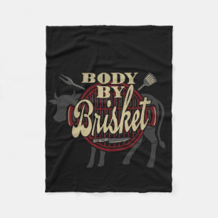 Body By Brisket Body By Brisket Byckyard Cookout B Fleece Blanket
