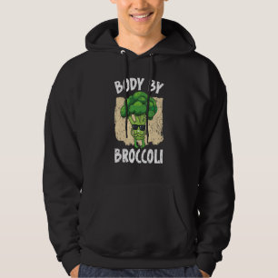 Body By Broccoli Vegan Vegetable Healthy Vegetari Hoodie