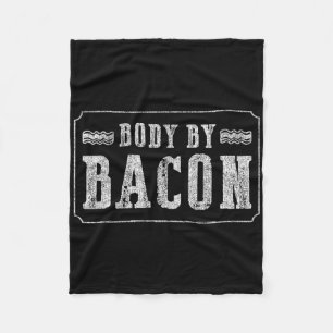 Body By Bycon Bbq Funny Fleece Blanket