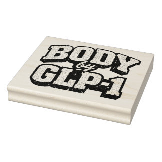 BODY by GLP-1 Rubber Stamp