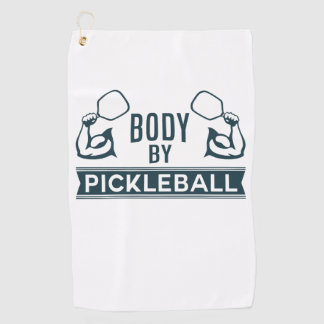 "Body by Pickleball" Microfiber Towel