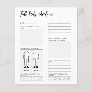 Body check in journal page