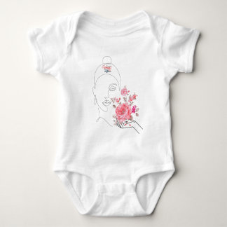 Body feminine baby bodysuit