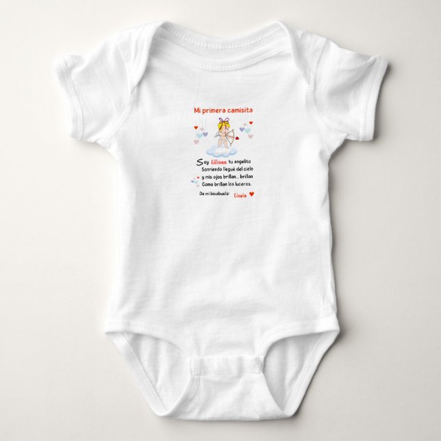 Body gift baby angelito bodysuit (Front)