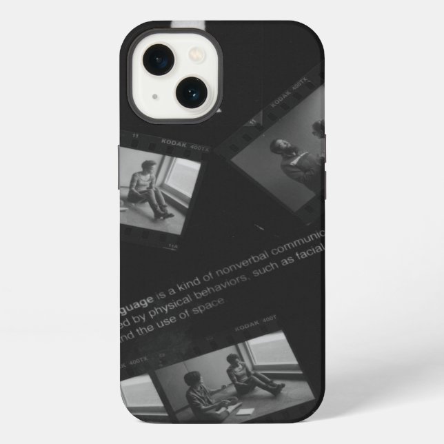 Body Language Photogram iPhone Case (Back)