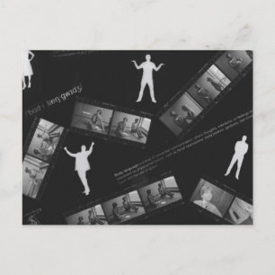 Body Language Photogram Postcard
