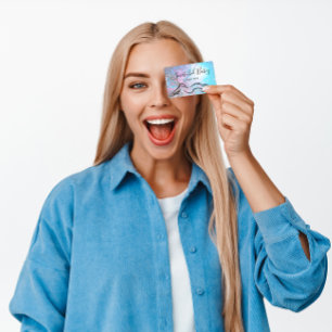 Body Logo Sculpting QRCODE Rose Pink Tree Floral Business Card