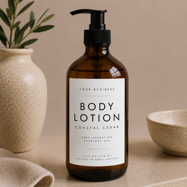 Body Lotion Business Branding Label (Creator Uploaded)