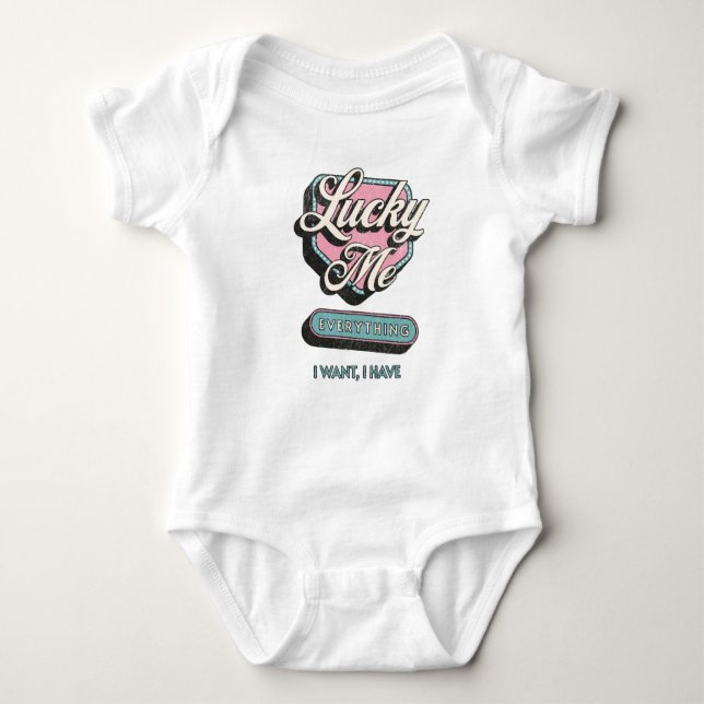 Body Lucky Me Baby Bodysuit (Front)