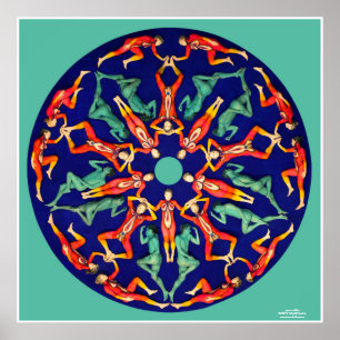 Body Mandala by Johannes Stötter Poster