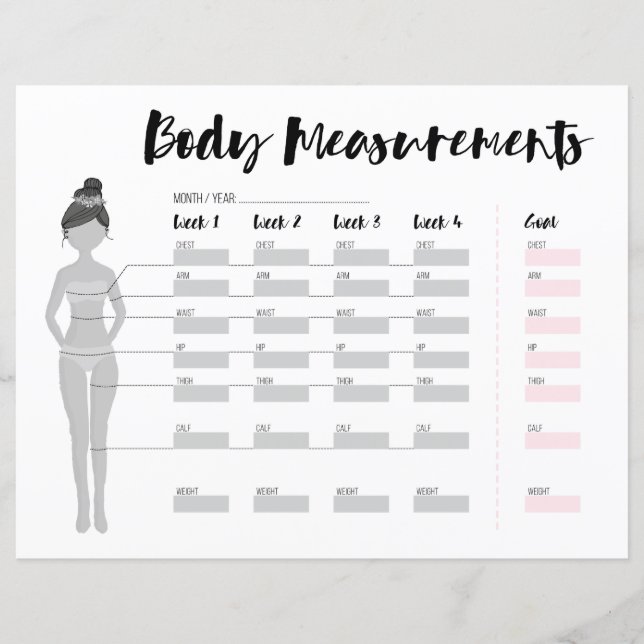 Body Measurements Tracker (Front)