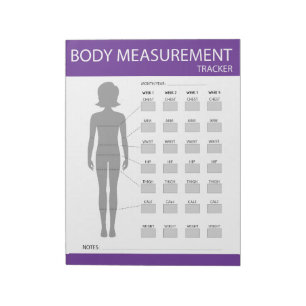 Body Measurements Tracker  Notepad