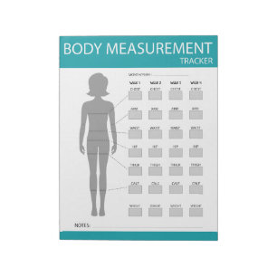 Body Measurements Tracker  Notepad