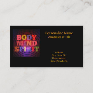 Body Mind Spirit Business Card