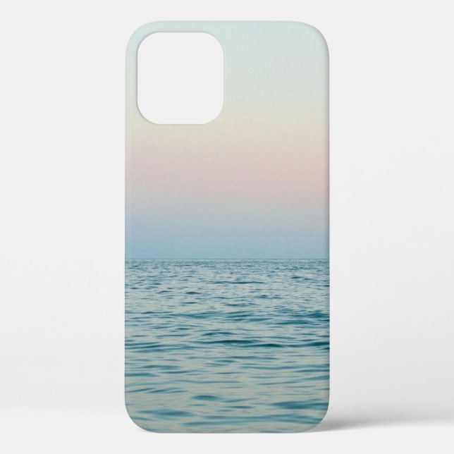 BODY OF WATER AT BLUE HOUR Case-Mate iPhone CASE (Back)